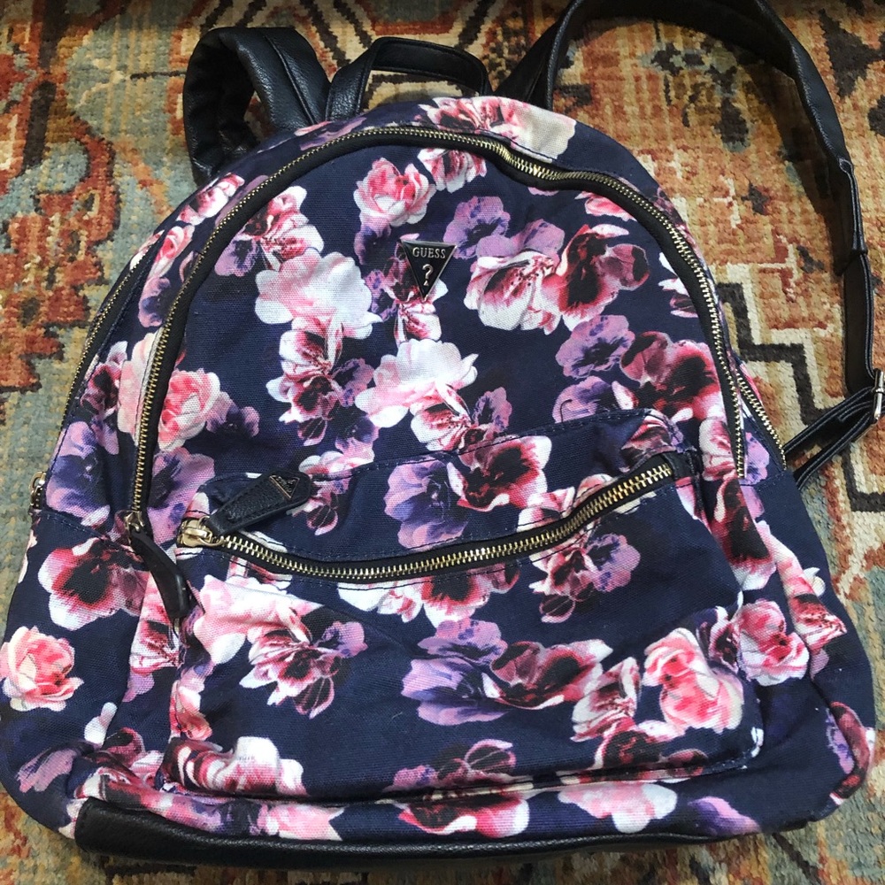 Guess floral backpack